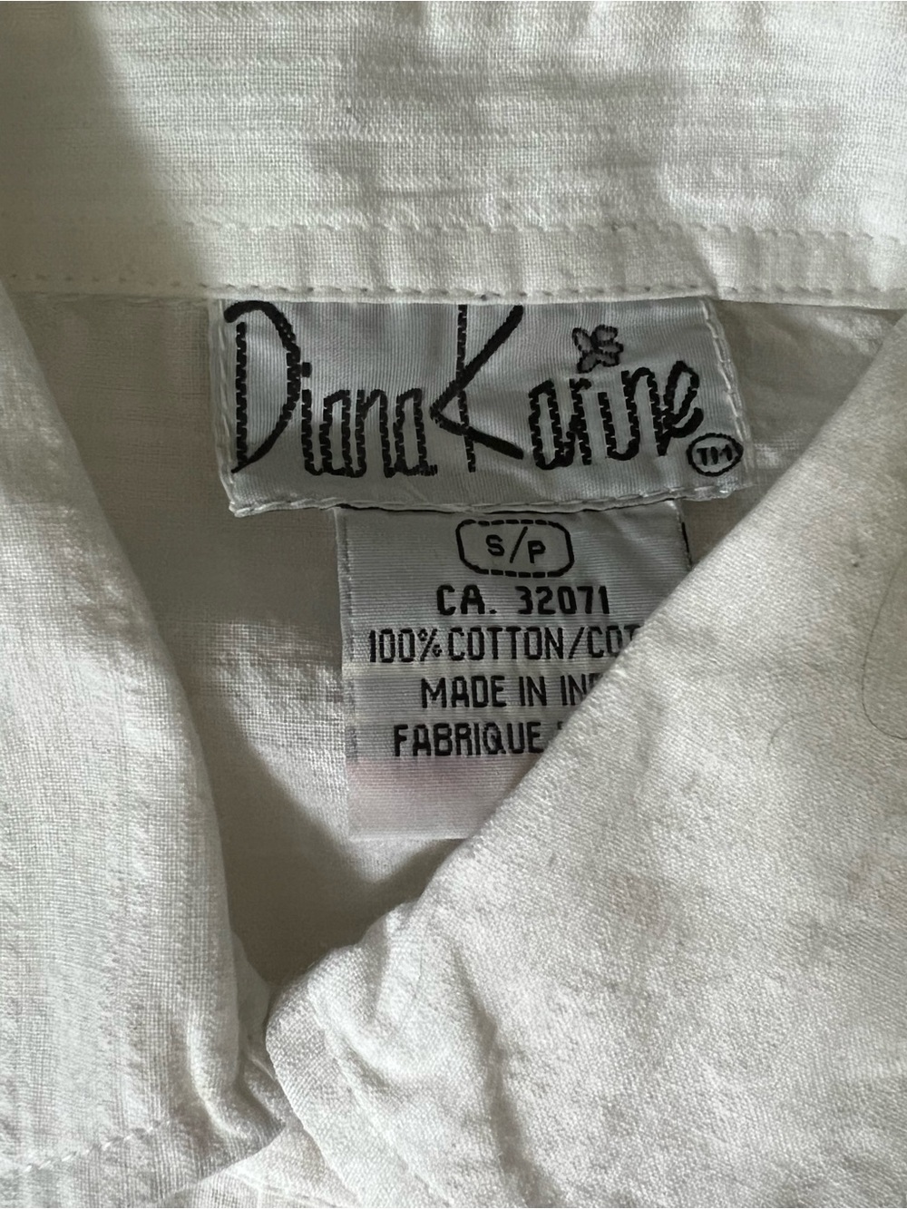 VINTAGE 90s ‘Diana Karine' Sleeveless Western Shirt - Picture 4 of 4